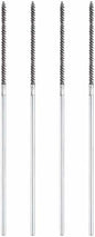 HARFINGTON 4pcs Wire Bore Brush 6 x 1/8" 1/8 Inch Shank Stainless Steel by HARFINGTON