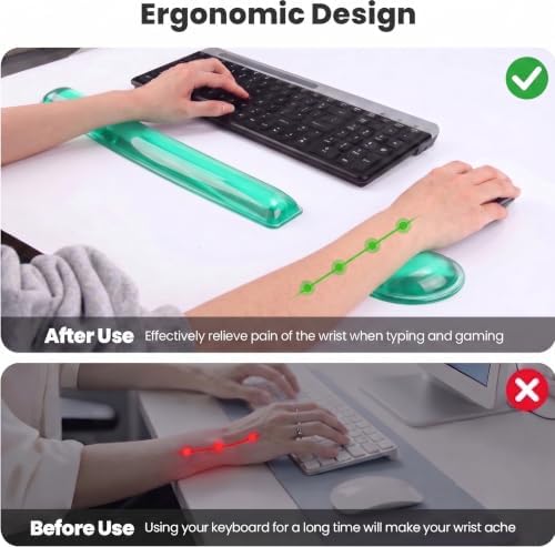 Gel Keyboard & Mouse Wrist Rest Set - Image 3