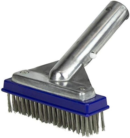 Poolmaster 5-Inch Stainless Steel Pool Algae Detail Brush, Heavy-Duty Aluminum by Poolmaster