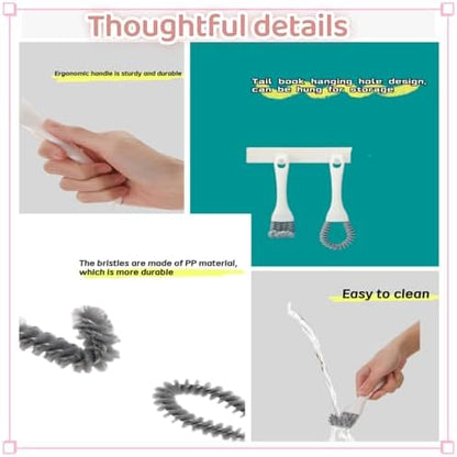 2 Pack Oven, Stove & BBQ Cleaning Brush Set - Image 3