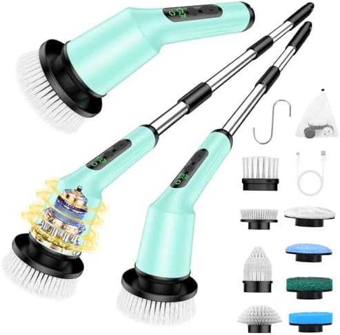 Electric Spin Scrubber for Bathroom, Shower Scrubber by CTMAST