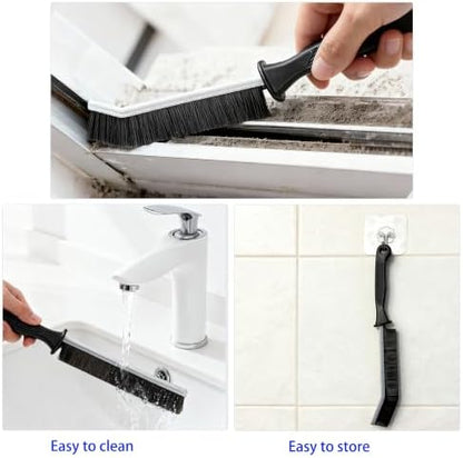 Crevice Cleaning Brush Set, Hard Bristle Grout Brush - Image 4