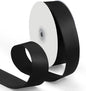 1-1/2 Inch 100 Yards Satin Ribbon Black, Solid Color Fabric Ribbon for Gift Wrapping, Wedding, Polyester Gift Ribbon for Birthday Party Decoration, Craft, Hair, Floral, Sewing