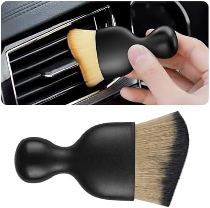 Blilo 3.86 Inch Curved Car Interior Vent Detailing Brush by Blilo