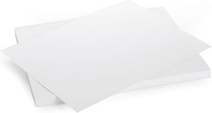 Metallic Shimmer Paper Sheets - White, 8.5 x 11 In, 110 GSM, 96 Sheets, Double-Sided - Invitations & Crafts, Printer-Friendly, Scrapbooking & DIY Projects