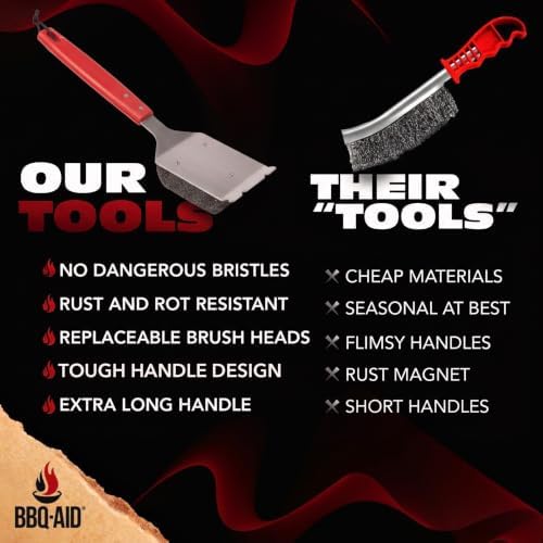Bristle Free Grill Brush Cleaner and Scraper - Image 5