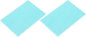 MECCANIXITY 2 Pcs Stained Glass Sheet Mosaic Tile 7.9 Inch x 5.9 Inch Sky Blue Stained Glass Sheets for Crafts DIY Art Project
