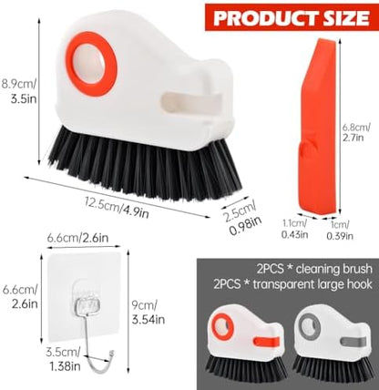 2‑in‑1 Groove Cleaning Brush, Window Track Cleaner - Image 3