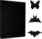A4 Origami Paper Black 100 Sheets, 8.27×11.7 inch Double Sided Color Easy Fold Big Origami Paper A4 Colored Copy Papers Thin 70gsm for Beginners, DIY handwork Art and Craft Projects (210 x 297 mm)