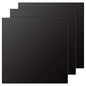 3PCS 12 x 12 x 1/16(0.06”) Inch Anodized Aluminum Sheet, 5052 Black Aluminum Engraving Blanks, 1.5MM Thin Metal Plates for Laser Engraving, Crafting, DIY, House Decoration
