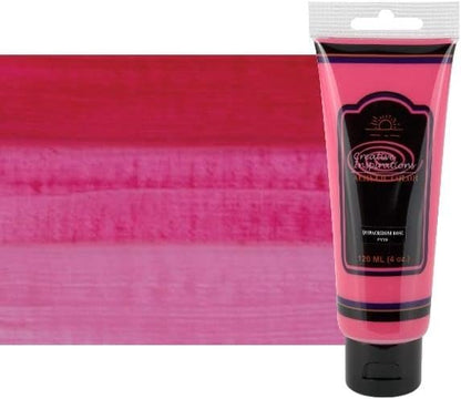 Creative Inspirations Acrylic Paint - Quinacridone Rose - 120 mL Tube - Smooth & Creamy Consistency, Vibrant Pigmentation, Great Coverage for Artists - Clean Up with Soap & Water