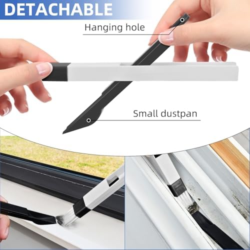Window Track Cleaning Brush Set, 7 Pack Crevice Cleaner Tools - Image 4