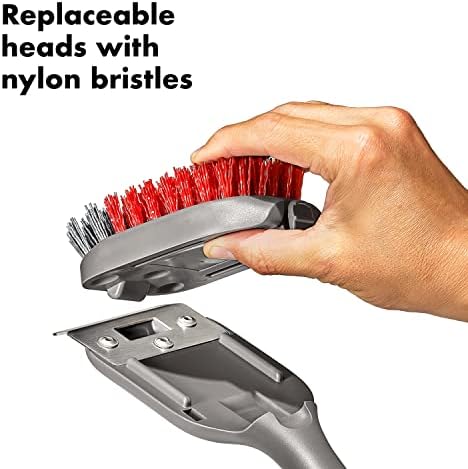 OXO Outdoor Nylon Grill Brush for Cold Cleaning - Image 6