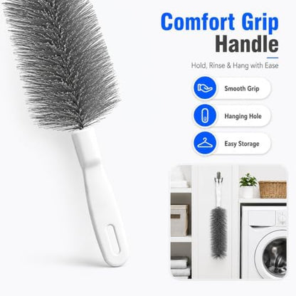 2PCS Fan Cleaning Brush Bendable Microfiber Duster Cleaner Window Head Reusable - Image 5
