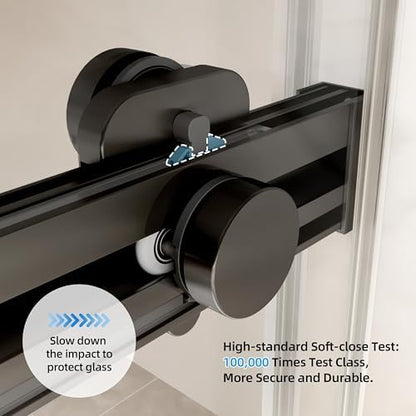 ACE DECOR Frameless Shower Door - Image 6