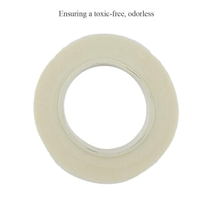 HAHIYO White 3Rolls 0.5Inch Wide Floral Tape - 270Feet/90Yard Total Paper Waterproof Florist Stem Wrap Tape Decorative Tape for Bouquet Stem Wrapping Corsages Flower Arranging Floral Craft