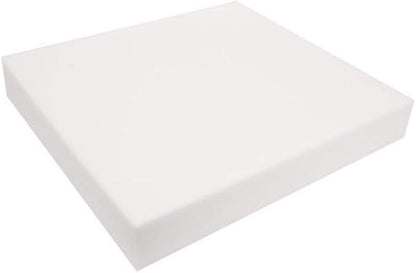 FoamRush 0.5" H x 24" W x 24" L Upholstery Foam Cushion High Density (Square Foam for Dining Chairs, Chair & Wheelchair Seat Cushion Replacement)