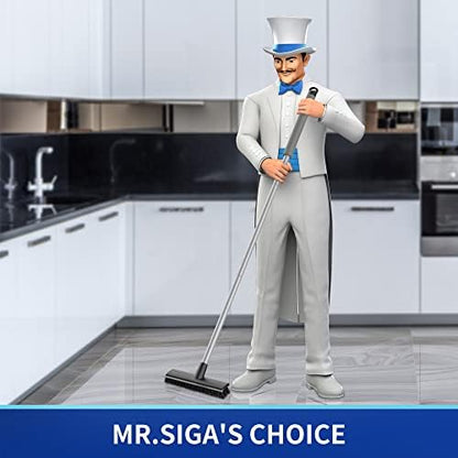 MR.SIGA Floor Scrub Brush with Long Handle - Image 2