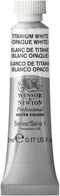 Winsor & Newton Professional Watercolor, 5ml (0.17-oz) Tube, Titanium White