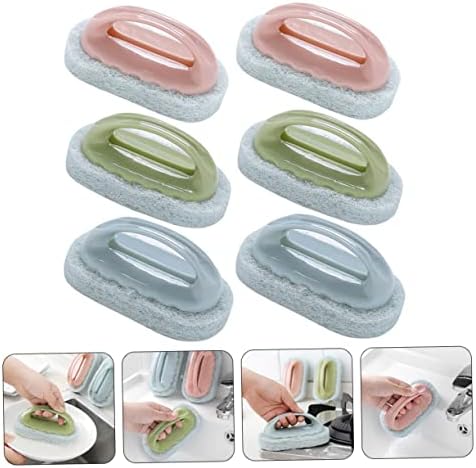 6pcs Strong Cleaning Sponge Brush - Image 4