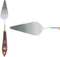 Creative Mark Stainless Steel Palette Knife Painting Tools - Paint Palette with Wooden Handle - Variety of Shapes and Sizes - 22T, 3-1/4 in