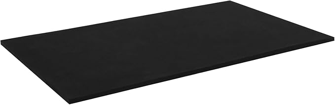 AMZQNART EVA Foam 10mm, Cosplay Foam Roll 16 x 59in (6.5sqft) Black, Suitable for Foam Cosplay Modeling, DIY Projects, Crafts, Ultra High Density 90 kg/m3.