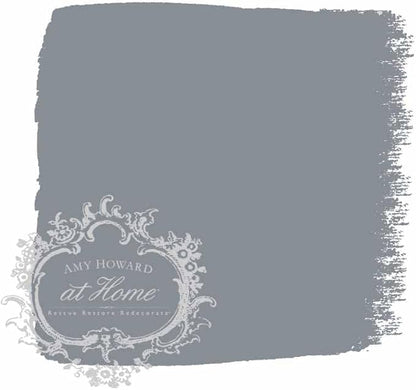 AMY HOWARD AT HOME Chalk-Based One Step Paint for Furniture, Cabinetry, Decor, Finish, and More | No Stripping, Sanding, or Priming | Medium Base | 16 Ounce | Glover Gray