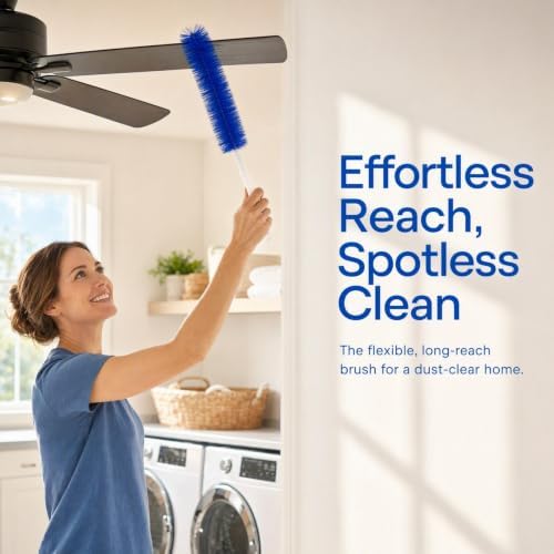IMIKEYA 2Pcs Fan Cleaning Brushes, Flexible Ceiling Fan Dusters - Image 3