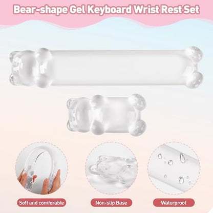 Gel Keyboard and Mouse Wrist Rest Set, Wrist pad - Image 5