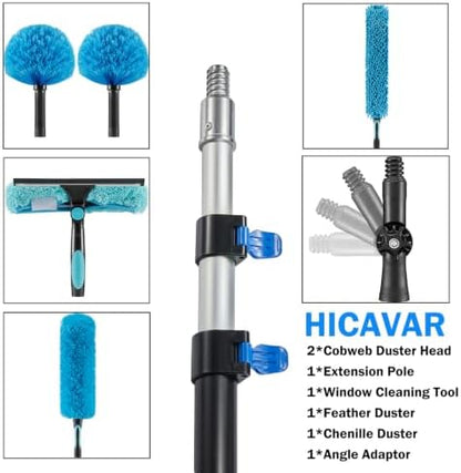20 Foot High Ceiling Fan, Cobweb Duster - Image 3