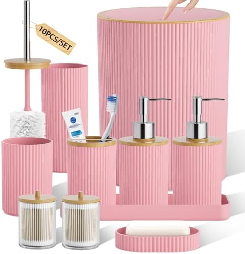10PC Bathroom Accessories Set by LetUsMakeHomeYourFavoriteDestination