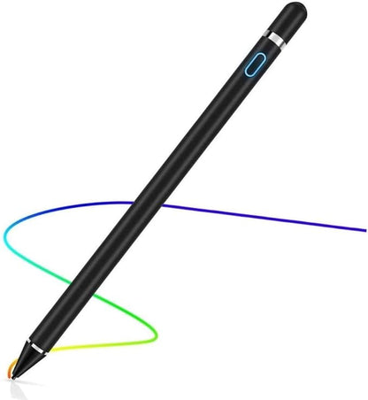 Stylus Pen for iOS Android Touch Screens Pencil Compatible with iPad/iPad Pro/Air/Mini/iPhone/Cellphone/Kindle Tablet Drawing Pencil (Black-1)