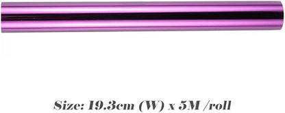 Foil Paper for Crafts Rolls 5Meters Toner Reactive Foil Roll for Scrapbooking Crafting Cardstock Decor Hot Stamping Holographic Heat Transfer DIY Crafts Accessories Foil by Laser Printer and Laminator