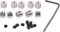 20 Pcs Pin Keepers Pin Locks Enamel Pin Locking Backings Replacement Locking Pin Backs Clasps with 2 Pcs Wrench for Enamel Lapel Pins Backs Jewelry Findings Jewelry Findings