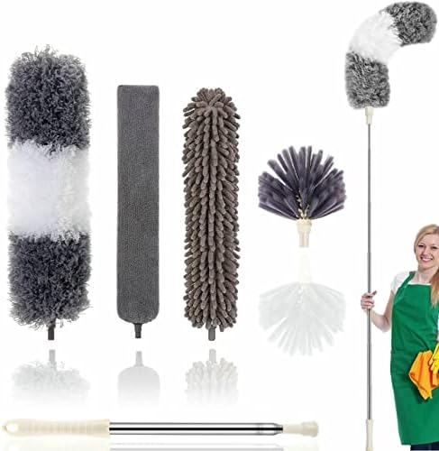 Microfiber Duster Kit High Reach Ceiling Fan Duster by ARAINY