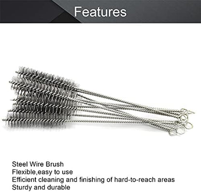 Steel Wire Tube Brush, 1.0-inch Diameter, 12-inch Length - Image 3