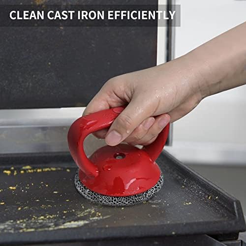 Herda Cast Iron Cleaner Scrubber - Image 2