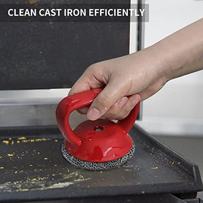 Herda Cast Iron Cleaner Scrubber - Image 2