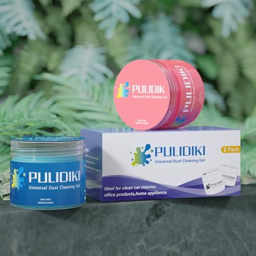 PULIDIKI Car Cleaning Gel for Car Detailing Kits Car Putty Blue Pink 2Pack - Image 4