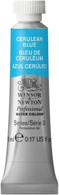 Winsor & Newton Professional Water Colour Paint, 0.17-oz Tube, Cerulean Blue