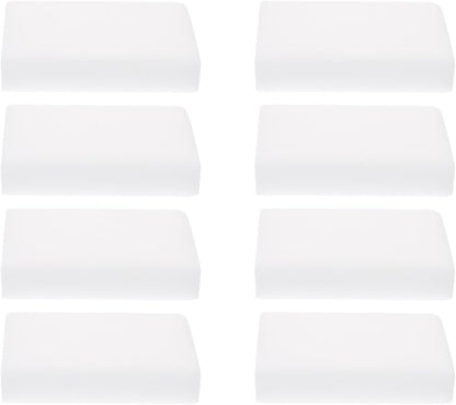 Tofficu 32 Pcs High Density Sponge Blocks for Needle Felting, DIY Crafts, Jewelry Making, and Heat Shrinkable Accessories, 3.93x2.36x3.14 Inch, White Paint Sponges
