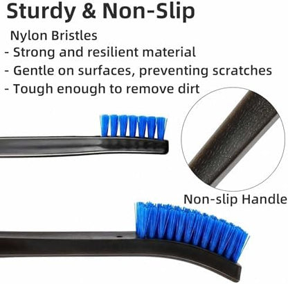 6 Pack Miaozhun Double-Ended Gun Cleaning Brush, 7 Inch Blue Nylon Bristle - Image 4