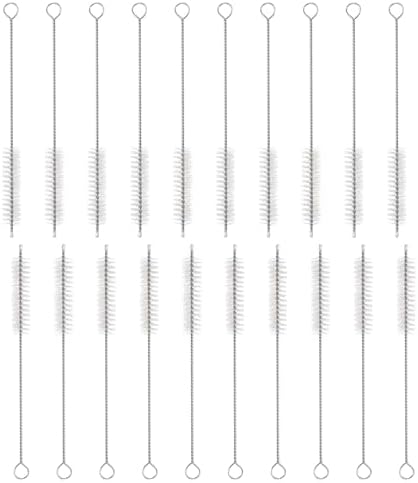 HARFINGTON Straw Cleaner Brush Set, 6 Inch Length 304 Stainless Steel and Nylon by HARFINGTON