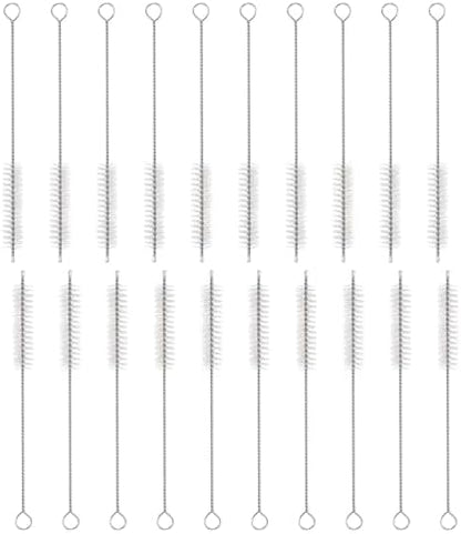 HARFINGTON Straw Cleaner Brush Set, 6 Inch Length 304 Stainless Steel and Nylon by HARFINGTON