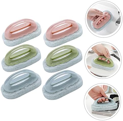 6pcs Strong Cleaning Sponge Brush - Image 2