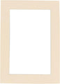 Poster Palooza 8x10 Mat Bevel Cut for 6x8 Photos - Acid Free Cream Precut Matboard - for Pictures, Photos, Framing - 4-ply Thickness