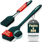 Walfos 600℉ Heat Resistasnt Basting Brush, BPA Free Silicone Pastry Brushes by Walfos
