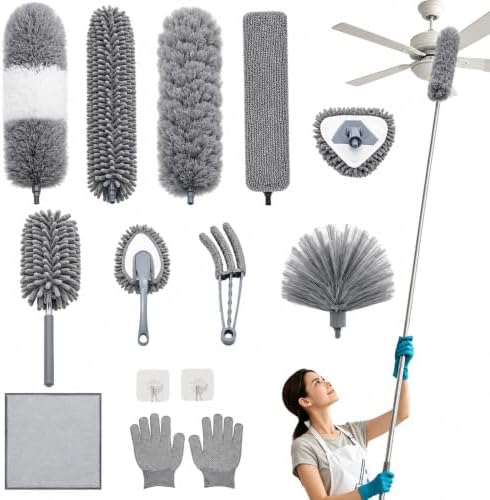 15-Piece Microfiber Duster Cleaning Kit by Unknown