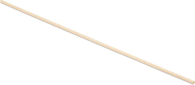 Dowel Rods Wood Sticks Wooden Dowel Rods 3/16 x 18 Inch Unfinished Hardwood Sticks for Crafts and DIYers 50 Pieces by Woodpeckers
