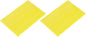 MECCANIXITY 2 Pcs Stained Glass Sheet Mosaic Tile 7.9 Inch x 5.9 Inch Yellow Stained Glass Sheets for Crafts DIY Art Project